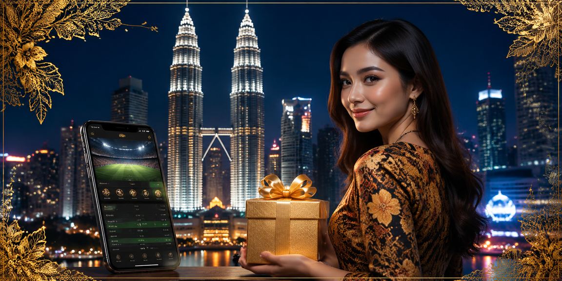 Pertaruhan sukan di Kuala Lumpur dengan tema batik Malaysia dan paparan bonus sukan